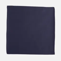 Van Heusen Navy Embroidered Tie with Pocket Square & Cufflink image 4