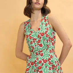 CORSICA Floral Print Sleeveless Vest Top image 2