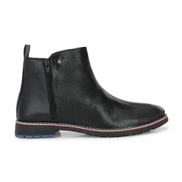 Azzaro Black Men Textured Regular Boots image 3