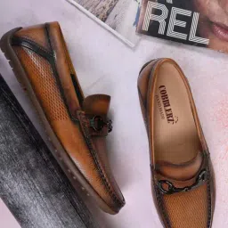 Cobblerz Men's Tan Casual Loafers-image-10