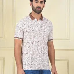 Crimsoune Club Brown Regular Fit Self T-Shirt image 4