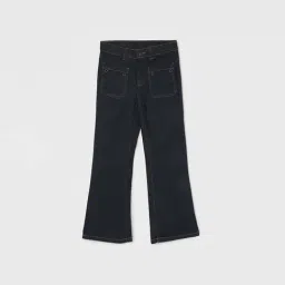 Fame Forever by Lifestyle Kids Blue Cotton Bootcut Fit Jeans-picture-39