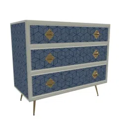 Casagold Indigo Inlay Chest of Drawers - Geo image 2