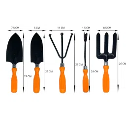 JetFire Wooden Trowel, Cultivator, Transplanter, Weeder, Fork, Hedge Shear and Pruner image 4