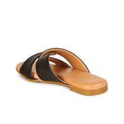 Kethi Fashion Women Textured Open Toe Flats image 2