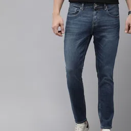 SPYKAR Men Kano Slim Fit Light Fade Stretchable Jeans-image-77
