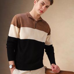 Dennis Lingo Men Colourblocked Sweatshirt-picture-30