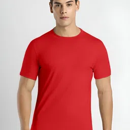 CASUALBUD Men Solid Round Neck T-shirt-picture-22