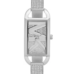 Michael Kors Women Empire Embellished Analogue Watch MK4841I-Silver-picture-18