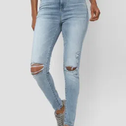 American Eagle Outfitters Blue Heavily Washed Jeans-image-68