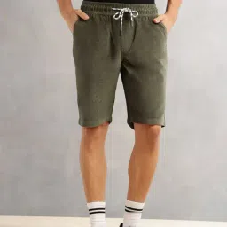 Thomas Scott Mint Regular Fit Shorts-picture-21