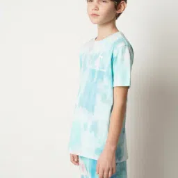 Jack & Jones Junior Blue Printed T-Shirt image 3