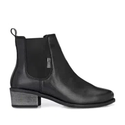 El Paso Women's Black Chelsea Boots-picture-24