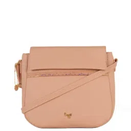 Baggit Pink Solid Medium Sling Handbag-picture-17