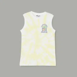 Fame Forever by Lifestyle Kids Yellow Cotton Printed T-Shirt-picture-20