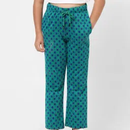 KIDS ONLY Teal Blue Printed Trackpants-image-97