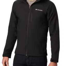 Columbia Men Black Cascade Ridge II Softshell Jacket-image-75