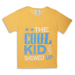 Vimal Jonney Kids Yellow & Red Printed T-Shirt (Pack of 2) image 4