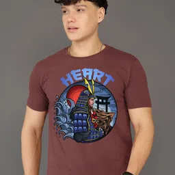BRAWNY BATTLER Men Anime Printed Regular Fit Pure Cotton T-shirt-picture-26