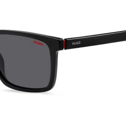 Hugo Grey Rectangular Sunglasess For Men image 4