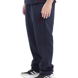 Rare Ones Boys Navy Printed Regular Fit Track Pants image 4