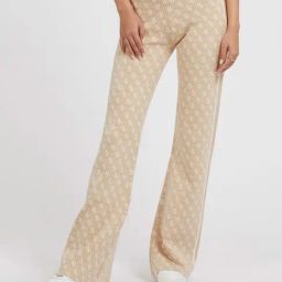 Guess Beige Print Trousers-picture-29