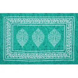 MILAAV Green Floral 144 TC Single Bedsheet with 1 Pillow Covers image 4