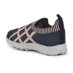 Lucy & Luke By Liberty Kids Navy & Pink Slip On Shoes image 4