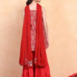 Biba Girls Red Suit Set image 2