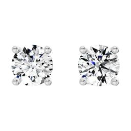 Sparkles Lab Grown Diamond 14k (585) White Gold Earrings for Women-picture-32