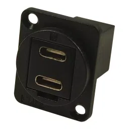 CLIFF ELECTRONIC COMPONENTS USB ADAPTER, DUAL, TYPE C RCPT-PLUG, BLK, CP30212MB-picture-11