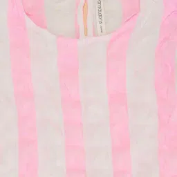 Pantaloons Junior Kids Neon Pink Regular Fit Top image 2