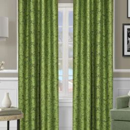 Romee Green Polyester Self Curtains and Sheers-picture-13