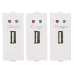 Cona 14126 White USB Charger Socket Pack of 3-picture-47
