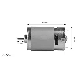 TECHDELIVERS DC 12 V- 24 V High Speed Metal Torque Motor DC for DIY Toy Cars Drill (Pack of 2) image 3