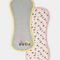 Mi Arcus Cutest Burp Clothes Pack of 2- Multicolor-image-34