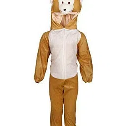 RAJ FANCY DRESSES Full Sleeves Monkey Animal Theme Costume Dress - Brown & White-picture-24