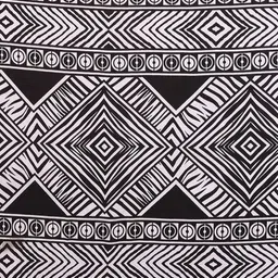 Moda Rapido Geometric Printed Saree with Unstitched Blouse Piece image 2