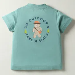 Zero Male Half sleeves Sinker Tshirt and Bottomwear D.Green & Stripe XL image 3