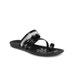 PENNEN Women PU Printed One Toe Flats With No Back Strap-image-70