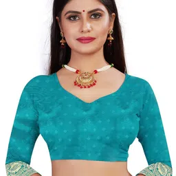 KALINI Woven Design Silk Blend Designer Kanjeevaram Saree image 5