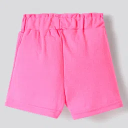 Bonfino 100% Cotton Knit Shorts With Floral Print & Embroidery Pack of 3 - Off White Neon Pink & Green image 5