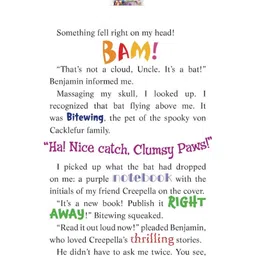 scholastic Creepella Von Cacklefur 07: A Suitcase Full Of Ghosts-English Book - English image 5