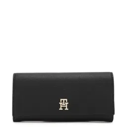 TOMMY HILFIGER Women's Black Solid Wallet-image-53