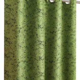 Romee Green Polyester Self Curtains and Sheers image 2