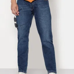 showoffff Showoff Navy Blue Slim Fit Jeans image 4