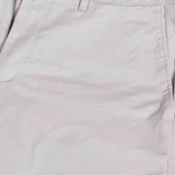 Tommy Hilfiger Grey Cotton Regular Fit Shorts image 4