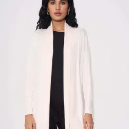 Annabelle By Pantaloons Ecru Regular Fit Shrug-image-81