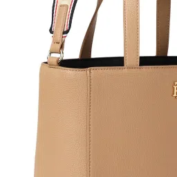 TOMMY HILFIGER Brown KIARA II Bowler Bag image 4