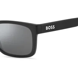 Hugo Boss Silver Rectangular Sunglasses for Men image 4